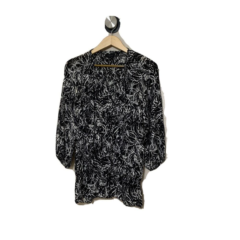 Semantiks Silk Blend‎ 3/4 Sleeve Blouse Top